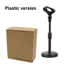 麦克风支架，Arabest 悬挂式剪刀臂麦克风支架金属材质桌面，适用于录音棚录音、现场视频直播、在线唱歌，适合生日礼物、圣诞节礼物、万圣节礼物、完美礼物、文具、减压球、毛绒玩具、旅行玩具、课堂减压玩具、沐浴玩具 - 黑色 - 查看 13