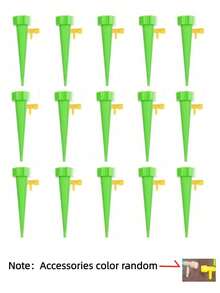 3/5 Pieces, Adjustable Watering Device - Unisex (Green, Blue), Made Of Plastic, Perfectly Suited For Succulent Plant Pot Gardens, Water-Saving Flow Control, Compatible With Mineral Water Bottles, Slow Release Technology Saves 70% Water. The Automatic Dripper Is Suitable For Outdoor Planters, Christmas Events, Vacations, And Business Trips, Christmas Home Decorations, Now On Christmas Promotion.