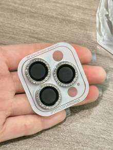 Gorilla Hero 1入裝，相容於銀色亮面水鑽相機鏡頭保護貼，個性化、防水、防塵、防摔、防刮、防撞、無痕，採用高級黏膠，不易脫落，相容於 17 Pro Max/17 Pro/17Air/17/16 Pro Max/16 Pro/16 Plus/16/15 Pro Max/15 Pro/15 Plus/15/14/13/12及其他機型 - 銀色 - 查看 5