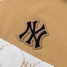 MLB 男女通用复古印花连帽夹克，DIA MONOGRAM JQD 防风夹克，休闲运动简约外套，3AWJM0151 - 淺駝色 - 查看 6