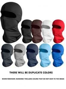 10pcs Outdoor Balaclava Ski Mask, Can Be Used As Helmet Liner, Windproof & Breathable For All Seasons - Multicolor - View 12