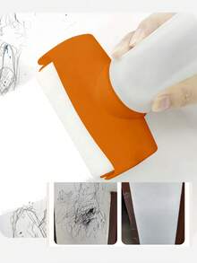 White Paint For Walls, Portable Integrated Paint Roller, Easy-To-Apply Small Drywall Repair Kit, Suitable For Small Areas. White Paint - For Easy Cleaning And Original Walls, Small Roller Brush Repair Kit, Scratch And Yellowing Repair, Water-Based, Ideal Choice For Home Aesthetics. 500g White Paint For Wall Touchup, Paint Roller Kit For Flat, Ceiling Walls