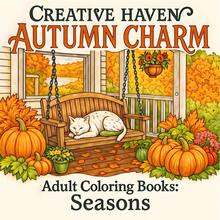 1 pieza Libro para colorear con ilustraciones de otoño, Libro para colorear para adolescentes y adultos, Regalo aleatorio de tarjeta de felicitación - Dibujo hecho a mano, Actividades de ocio diarias, Regalo perfecto para familiares y amigos, Adecuado para regalos de cumpleaños, fiestas de Año Nuevo, Halloween, Navidad y otros regalos de fiestas (Espacio acogedor para colorear)