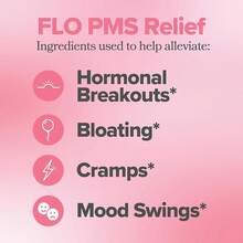 O Positiv FLO PMS Vitamins For Women, 30 Servings (Pack Of 1) - Proactive PMS Relief - Targets Hormonal Breakouts, Bloating, Cramps, & Mood Swings With Chasteberry, Vitamin B6, & Lemon Balm - Kẹo dẻo PMS (Gói 2 viên) - Xem 2