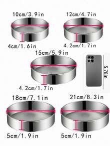 1pc Stainless Steel Flour Sifter With 40-mesh Filter Bottom, Fine Mesh, Baking Tool And Kitchenware For Sifting Powdered Sugar, Matcha Powder And Cocoa Powder