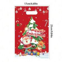 10 Stück/30 Stück/60 Stück Weihnachtsthemen Gastgeschenke Fröhliche Weihnachten Party Überraschungs-Süßigkeitentüten Dekorationen Geschenktüten