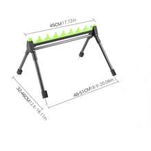 Adjustable 2-Section Telescopic Fishing Rod Holder, Multi-Hole Fishing Rod Stand, Outdoor Fishing Rod Rack Ground Insertion Bracket