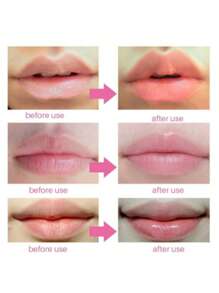 Colagenos para Labios Secos Hidratante Mascarilla para Labios Mascarilla Labios Hidratante Reparadora con Colágeno Tratamiento Mejorado Para Labios Secos - Rosa - Ver 7