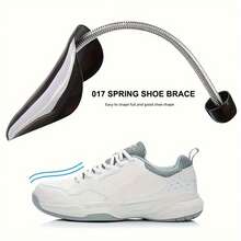 1 Pair Adjustable Plastic Shoe Stretcher, Random Color Spring Shoe Stretcher, Anti-Wrinkle Shaper, Suitable For Sneakers, Boots, Thanksgiving, Christmas, Valentine's Day Gift - Multicolor - View 8