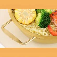 Korean Golden Aluminum Pot – Perfect For Ramen, Noodles, And Quick Soups - Vàng - Xem 6