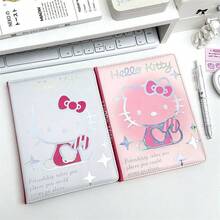 1pc Sanrio Hello Kitty Cartoon Diary, - This Cartoon-Patterned, Thickened, Colored Notebook With A Laser-Finished Softcover Features Thickened Pages And A Cute Print. It's The Perfect Gift For Girlfriends, Colleagues, And Coworkers. Suitable For Home, Office, On-The-Go, And Business Use, This Durable Diary, Memo Pad, And Women's Notebook Is Suitable For A Wide Range Of Occasions.