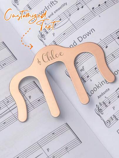 Music Teacher Appreciation Gift Personalized Sheet Holder Bookmark Clip Custom Engraved Name Piano Guitar Violin Wedding Gift Idea Musical Teacher Gift, Music Book Clip, Page Holder, Book Page Holder, Double Sided Engrave, Cooker Book Clip, Saxophone Page Clip, Bookmark Clip, Clip With Name, Engraved Music Gift, Gift For Guitarist, Piano Teacher Gift, Music Gift For Mom