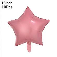 18" ,10" Star Balloons Foil Balloons Mylar Balloon For Birthdays Christmas, Halloween, New Year's Day,Baby Shower, Gender Reveal, Wedding, Magical Prom, Engagement Party Decoration
