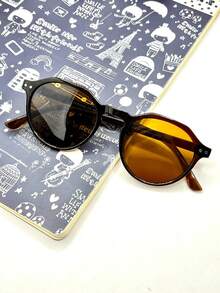 Men's Fashion Casual Glasses For Summer - 棕色 - 查看 5