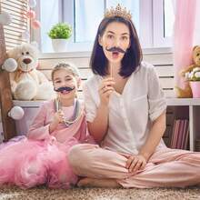 生日皇冠和肩带套装，金色和粉色生日快乐配饰，生日头带公主发饰，生日派对礼物，1/2 件套 - 多色 - 查看 5