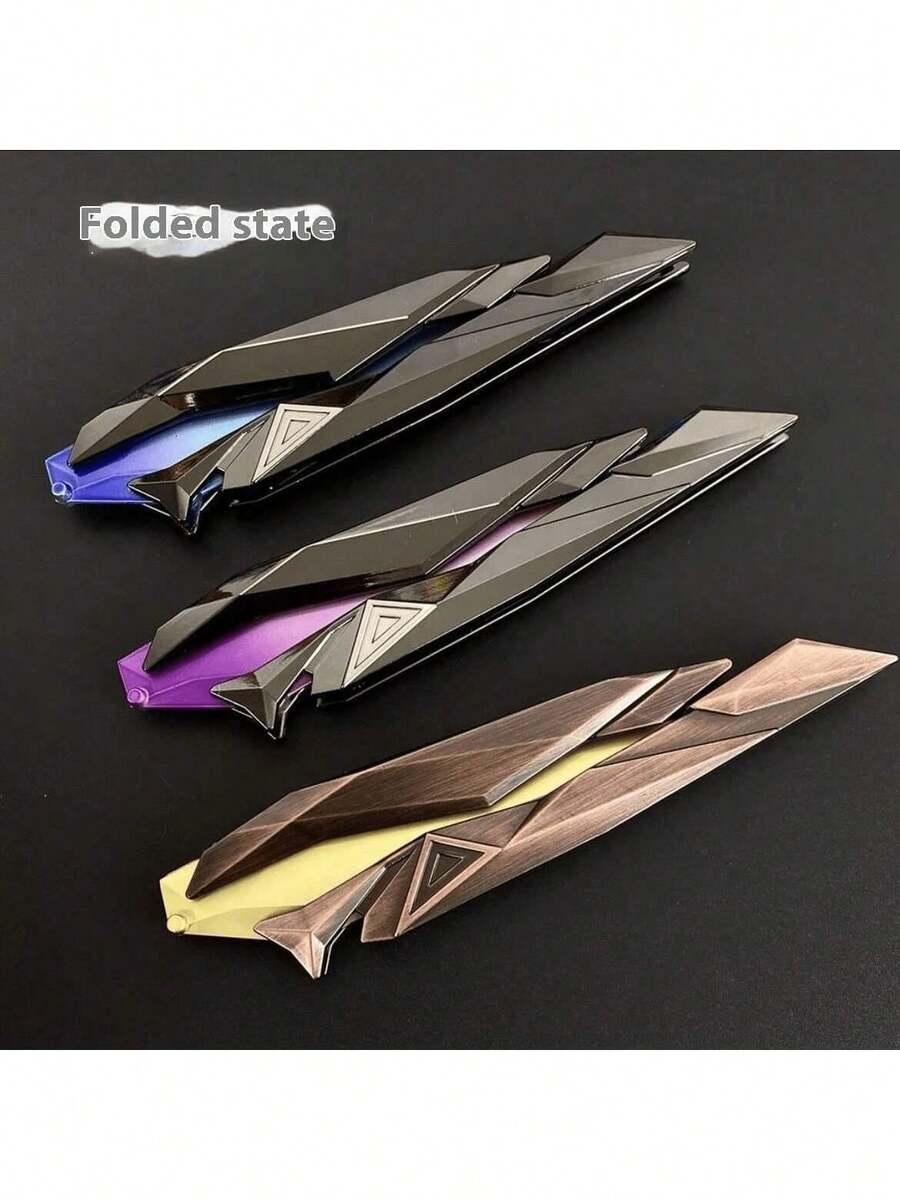1 peça Modelo de Periférico Valorant Singularity Totalmente Moldado por Injeção para Alívio de Stress, Brinquedo Dobrável, Presente - Presente de Aniversário - Presente de Páscoa - Presente Bonito - Presente - Brinquedo - Páscoa - Novidade Mais Vendida - Novidade Popular - Novidade Lançamento - Brinquedo Novidade - Brinquedo para Casal - Modelo de Arma - Ornamento de Modelo - Multicolorido - View 1