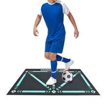 Dribble Training Carpet Sports Football Training Mat - Black - View 1