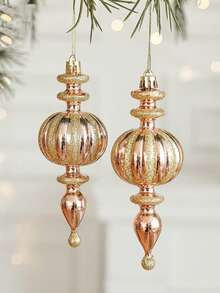 2pcs Christmas Tree Hanging Ornament. Conch Accessory. Five-Pointed Star Decoration. Small Hanging Ornament. Arrangement Supplies. Suitable For Christmas Festival Decoration. Home Decor Christmas Decorations Room Decor