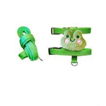 Adjustable Rabbit Harness Set - Cartoon Design With Breathable Leash, Suitable For Rabbits And Small Pets