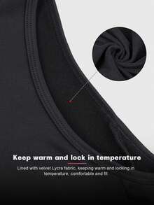 X-TIGER 男士冬季保暖骑行背心，后侧有三个口袋，非常适合骑行和跑步。防寒防风。