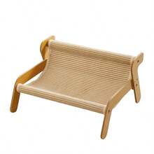 PETSIN 大型剑麻猫抓柱和猫床，耐用、防脏乱，四季猫用品