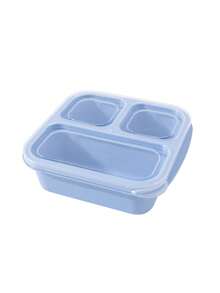 1 件 4 格便当盒、零食容器、便当盒、食品储存容器、可重复使用、餐食准备午餐容器、轻便、可堆叠、微波炉、冰柜、洗碗机、便当盒、易于包装各种零食和水果，可轻松放入背包或午餐袋 - 彩色 - 查看 13