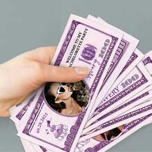 20/40/60/80/100 pièces, Faux billets pour anniversaire de mariage, billet de dollar de mariage personnalisé, votre visage sur l'argent, billet de 100 dollars personnalisé, argent de jeu pour fête de fiançailles, visage personnalisé sur un billet d'un dollar, faux billets avec photo, argent de jeu pour enterrement de vie de garçon, argent factice
