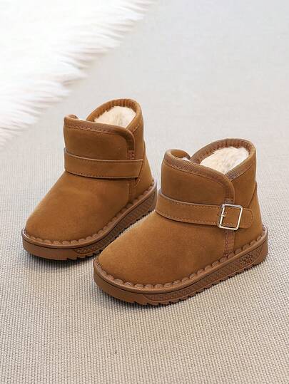 儿童雪地靴，新款冬季户外雪地鞋，加厚保暖女童鞋，男童踝靴