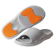 EVA Elderly Non-Slip Slippers For Pregnant Women And Men, Waterproof, Anti-Slip, Oil-Resistant, Summer Bathroom Shower Home Use Wholesale - 灰色 - 查看 5