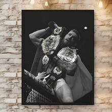 1 pièce Affiche d'art sur canevas encadrée et sans cadre - Décoration murale Connor McGregor Double Champion pour la maison, le bureau ou le café - Cadeau parfait pour les fans d'arts martiaux mixtes et les hommes - Impressions de haute qualité sur une canevas durable, œuvre d'art pour chambre à coucher, œuvre d'art de célébration, textures détaillées, art mural sur canevas