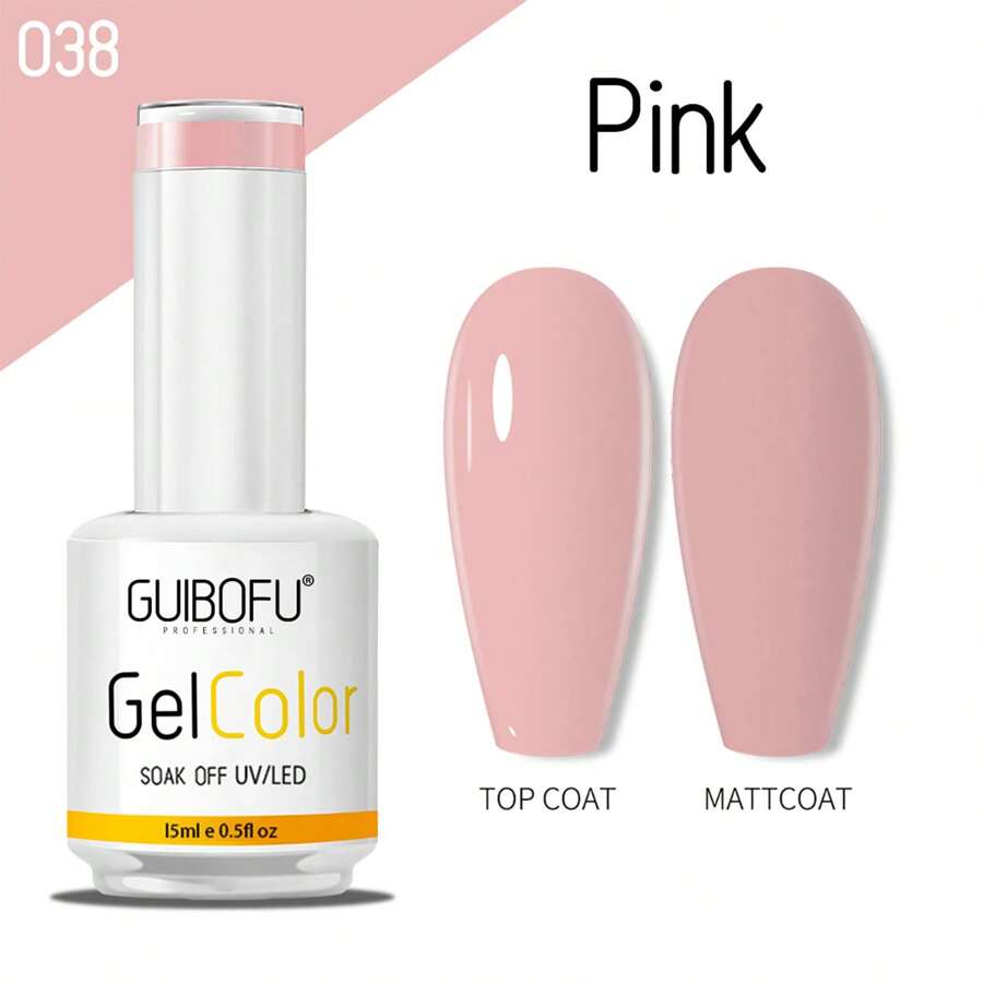 Esmalte de uñas tipo gel de gran capacidad de 15ml, disponible en 120 colores, un solo unicolor por frasco, con tapa superior, nuevos arribos especialmente diseñados para salones de uñas