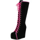 Hidden Wedge Hot Pink