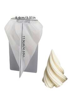 3D Christmas Tree Candle Silicone Mold, DIY Christmas Candle, New Origami Folding Fan Shaped Silicone Candle Mold, Vintage French Style Candle Mold For Home Decor, Bedroom Aromatherapy, Christmas & Wedding Candle Mold 1PC Christmas Christmas Decorations Christmas Pajamas Christmas Gifts Christmas Decor - Multicolor - View 17