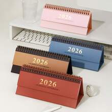 Calendario de escritorio mini 2026, versión horizontal minimalista, estilo INS, decoración de escritorio, planificador, seguimiento mensual - Unitalla - Ver 1
