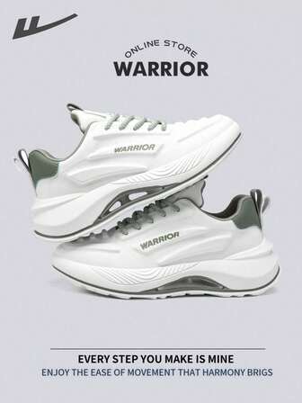  Warrior Fashionable Retro Men's Sports ShoesSpring And Autumn Comfortable Running Shoes Modest Style Casual Yet Sleek Sneakers Applicable Throughout The Year Wear-Resisting All-Day Wear Training Sneakers