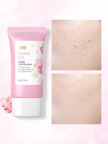 FENYI 4pcs Finei Japanese Cherry Blossom Exfoliating Gel, 60g Pore Minimizing Scrub Cream, Gentle Exfoliating Scrub, Non-Irritating, Moisturizing Brightening Facial Cleanser, Suitable For All Skin Types, SPA Self-Care, Gift For Girlfriend, Facial Care - 4pcs - View 3