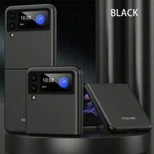 حافظة هاتف كاملة الجسم بتشطيب مطفي متوافقة مع Galaxy Z Flip3/4/5/6/7/7FE، Z Fold3/4/5/6/7، حافظة هاتف ذات موحد اللون أنيق للخريف، حافظة هاتف Fold7 متعددة الاستخدامات عالية الجودة، حافظة هاتف W26 بألوان البنفسجي/الأسود/الوردي/الأزرق، حافظة هاتف شخصية