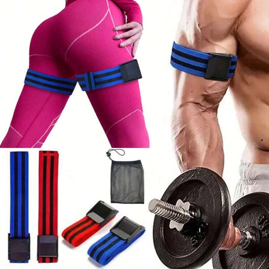 60/90cm Blood Flow Restriction Bands Working Out Booty Bands Unisex Adjustable Occlusion Training Bands For Glutes Hip Building