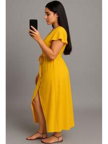Wrap Dress - Amarillo - Ver 7