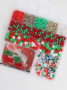 2000 piezas Juego de cuentas de arcilla Kits de pulseras con cuentas con letras Juego de fabricación de joyas Cuentas para pulseras de la Suministros para hacer joyas para fiestas de cumpleaños