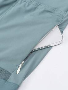 HISERWA Men's Cycling Jersey - Short Sleeve Summer Cycling Shirt Moisture-Wicking Breathable Cycling Jersey Mountain & Road Cycling Apparel - Grey - View 8