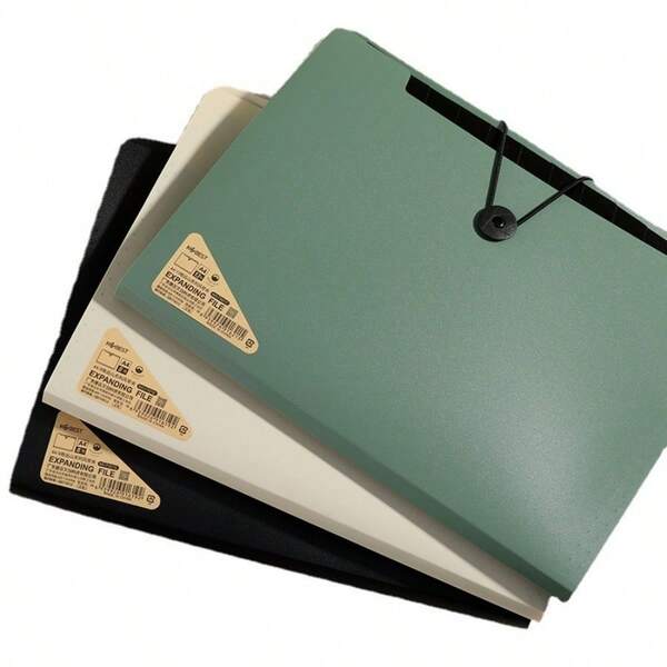 5-Compartment Accordion File Folder, Multi-Layer Document Organizer Bag, Portable Pregnancy Checkup File Holder, 108g