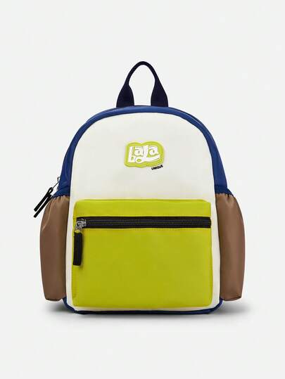 Balabala Kids Backpack Color Block Lightweight Comfortable Daypack