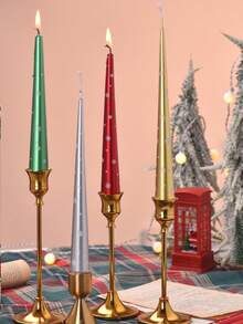 Świąteczne świece bożonarodzeniowe, bałwan z motywem bożonarodzeniowym, Mikołaj, wzory choinkowe, idealne do dekoracji świątecznych, na kolację, bankiet – bez pojemnika w zestawie. Dekoracje świąteczne do domu, dekoracje do pokoju, prezenty świąteczne.