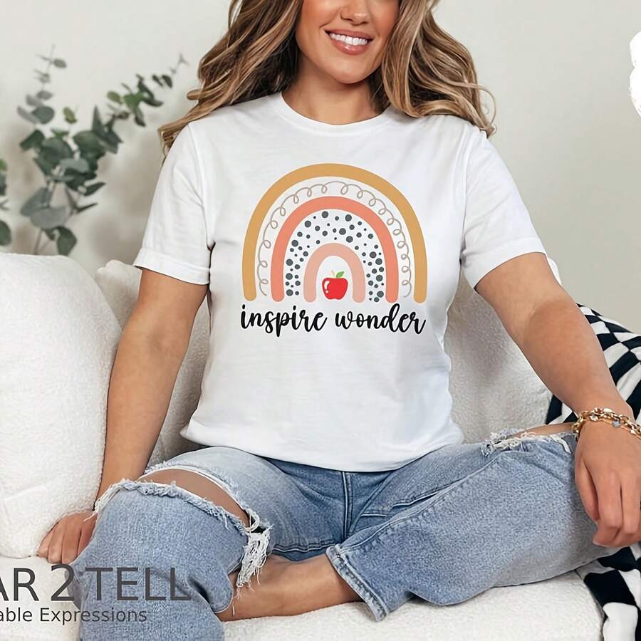 Martini Vibes T-Shirt - Fun Drink Shirt, Cocktail Lover Gift, Casual Party Top, Summer Attire, Women's Iconic Tee220G Pure Cotton Halloween T-Shirt – Soft, Comfortable, And Durable – Perfect For Family Gatherings, Holiday Vacations, And As A Warm Halloween Gift For Friends And Family – Enjoy Ultimate Comfort In Festive Style - 白5 - 查看 1