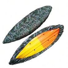 6.8-14.8ft Waterproof Kayak Canoe Cover Storage Dust Cover Boat Protection 210D, UV Protection And Weather Protection, Package Included 1 X Kayak Cover, 1 X Storage Bag, Multiple Size Are Available - Digital Camo - View 7