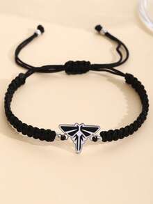 1 件《最后生还者 2》男士手链，萤火虫翅膀虫草真菌/感染警告标志项链，角色扮演珠宝，TLOU 粉丝必备，Ellie & Joel 爱好者的完美礼物 - 1件最後的生還者手繩 - 查看 18