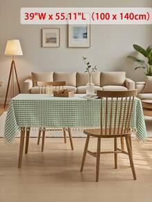 1/32pcs Japanese Style Plaid Tassel Pendant Tablecloth, Rectangular Tablecloth For Living Room, Kitchen, Dining Room, Party, Dining Table Decor - Nhiều màu - Xem 17