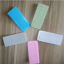 2 pezzi Fermo porta in silicone di colore casuale, senza foratura, design creativo e , utilizzabile in casa e in ufficio come fermo anti-collisione, design semplice e durevole in gomma