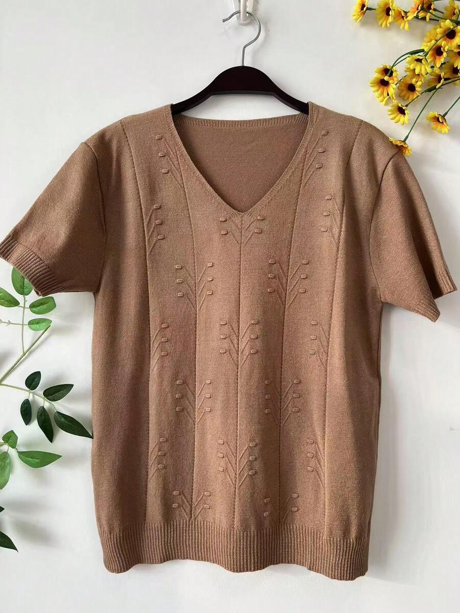 MODAL BLOUSE - Brown - View 1